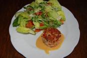 Awesome Crab-cakes With Salad